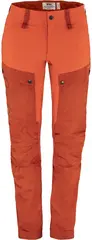 Fjällräven Keb Trousers Curved W 36/R Turbukse til dame i Cabin Red/Rowan Red