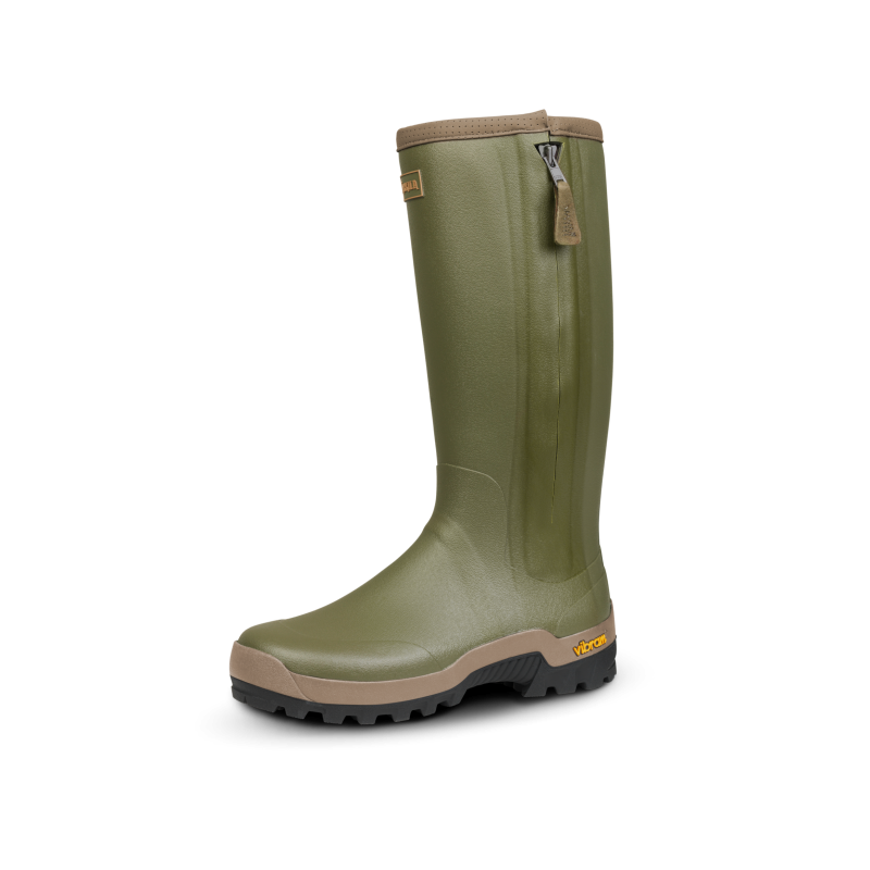 Härkila Orton Zip Boot 46 Gummistøvel, Dark Olive