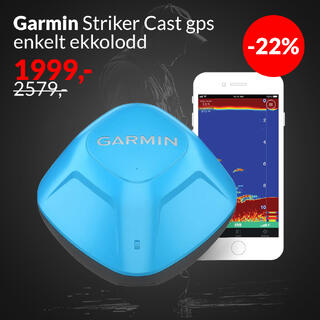 Black Weeks - Garmin Striker GPS ekkolodd