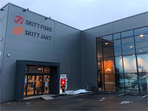 Dagens Skitt Fiske bygg i Nygårdsveien i Sandefjord