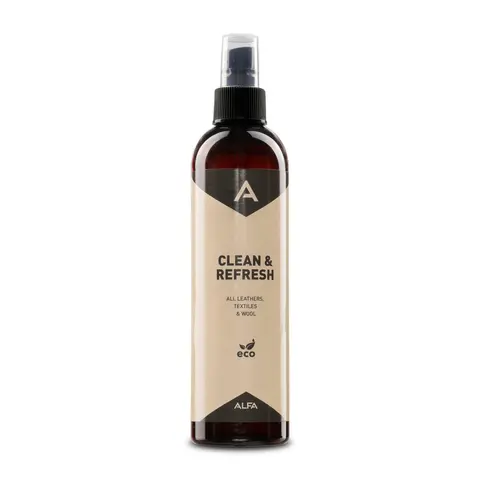 Alfa Clean &amp; Refresh 300ml Spray Effektiv og naturlig rengj&#248;ring til sko