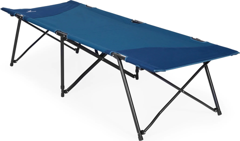 Arctic Tern Folding Cot Ensign blue Sammenleggbar seng med st&#229;lramme