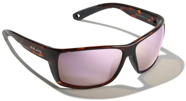 Bajio Bales Beach Dark Tort +2.5 Gloss Rose Mirror Polycarbonat Solbrille 