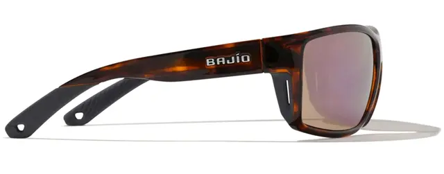 Bajio Bales Beach Dark Tort +2.5 Gloss Rose Mirror Polycarbonat Solbrille 