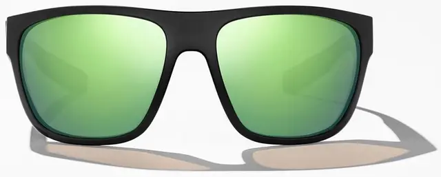 Bajio Las Rocas Matt Black +2.0 Green Mirror Polycarbonate solbriller 