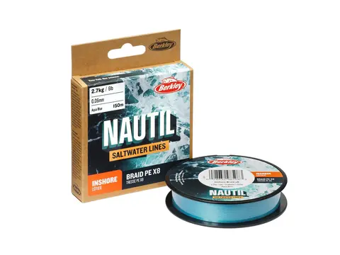 Berkley NAUTIL Braid x8 300m Aqua Blue