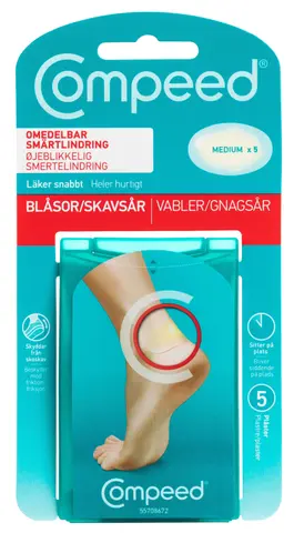 Compeed Gnags&#229;r Medium Gir trykkavlastning og smertelindring