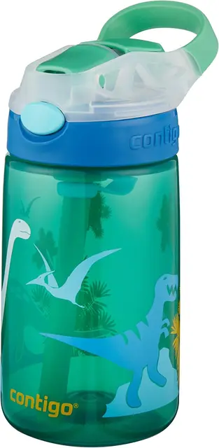 Contigo Kids Cleaneble Green Dino 100% lekkasjefri drikkeflaske 