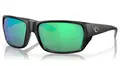 Costa Del Mar Tailfin Matte Black Green Mirror 580G #M