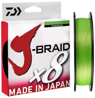 Daiwa J-Braid X8 150m Ekte japansk 8 tråds fletteline