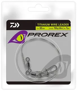 Daiwa Prorex Titanium Wire Leader 30cm