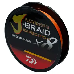 Daiwa J-Braid Expedition 150m 0,20mm Or Smash Orange multifilament