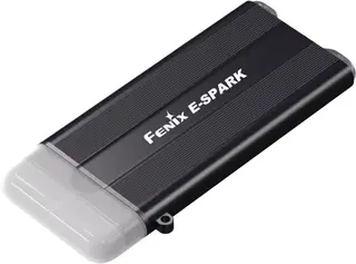 Fenix E-Spark Lykt/Powerbank 100lm Oppladbar minilykt med powerbankfunksjon