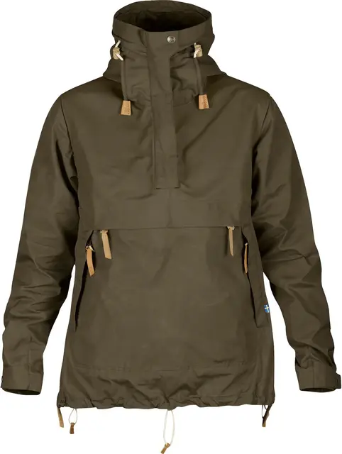 Fjällräven Anorak No. 8 W Dark Olive L Avansert anorakk til krevende turer 