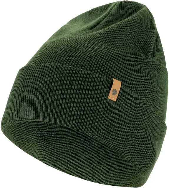 Fjällräven Classic Knit Hat Deep Forest Strikkelue i merinoull 