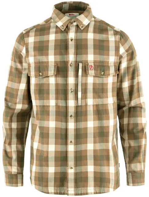 Fjällräven Lappland Mesh Shirt M M Laurel Green-Dark Sand, herre 