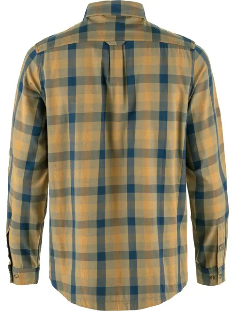 Fjällräven Lappland Mesh Shirt M S Light Olive-Indigo Blue, herre 