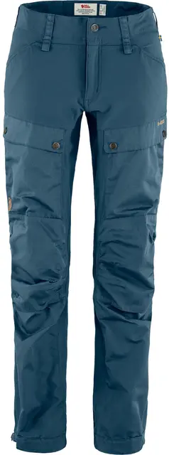 Fjällräven Keb Trousers W Indigo 34/L Prisbelønt teknisk turbukse til dame 