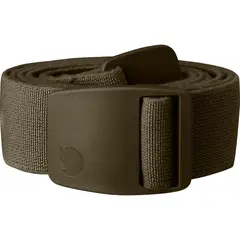 Fj&#228;llr&#228;ven Keb Trekking Belt Olive Behagelig elastisk belte med plastspenne