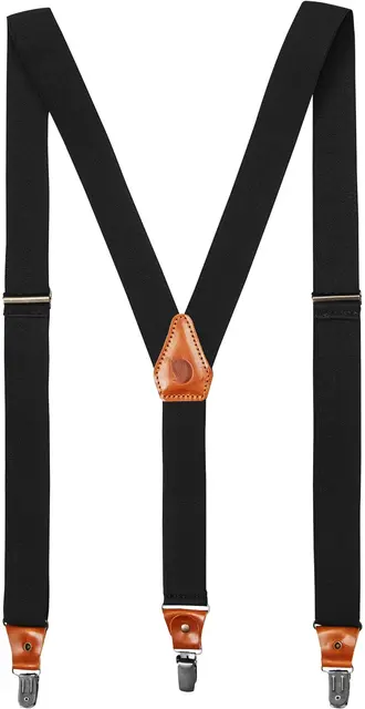 Fjällräven Singi Clip Suspenders Grey Justerbare elastiske bukseseler 