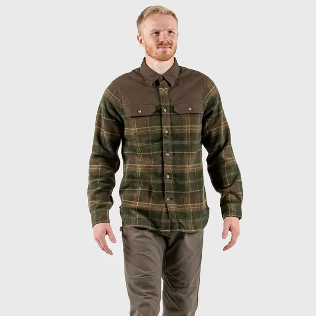 Fjällräven Granit Shirt M Green L Laurel Green, herre 