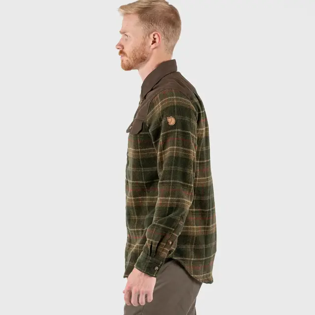 Fjällräven Granit Shirt M Green L Laurel Green, herre 