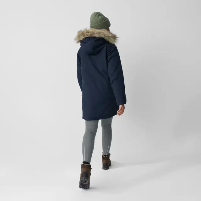 Fjällräven Nuuk Parka W Black S Komfortabel og varm parkas til dame 