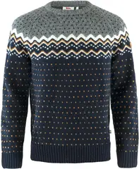 Fjällräven Övik Knit Sweater M L Dark Navy, herre