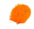 Fr&#246;din Ostrich Hackles Hot Orange Hot Orange In Flames