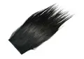 Fr&#246;din Samurai Hair Charcoal Black H&#229;rmateriale av geit for fluebinding