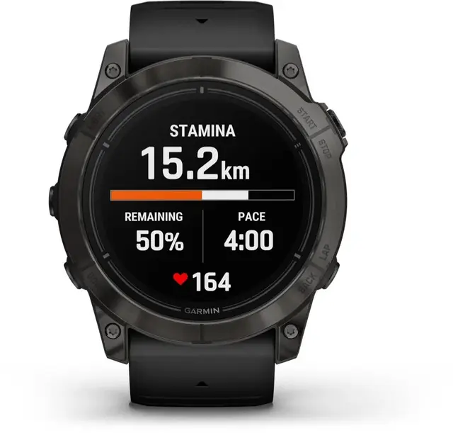 Garmin epix Pro Gen 2 Sapphire Edt 51mm Karbongrå DLC-titan med sort rem 