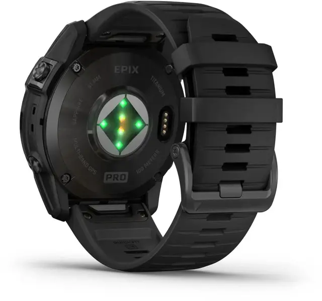 Garmin epix Pro Gen 2 Sapphire Edt 51mm Karbongrå DLC-titan med sort rem 