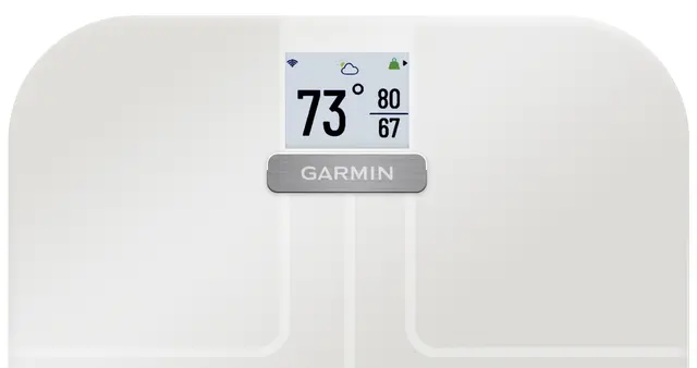 Garmin Index S2 Smart Scale Hvit Smartvekt med trådløse funksjoner 