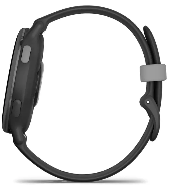 Garmin vívoactive 5 Black Slate Skifergrå med sort urkasse og silikonrem 