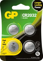 GP Litium Cell, CR2032 4- pack