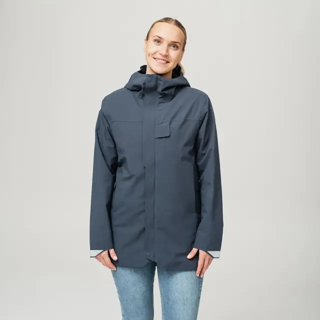 HeatX Heated Oslo Coat Womens Navy S Allsidig jakke med elektrisk varme 