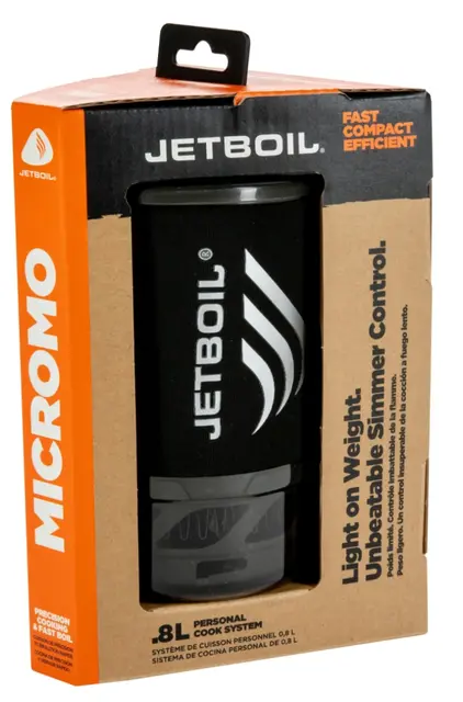 Jetboil MicroMo Cooking System Carbon Superlett turkjøkken for gass 