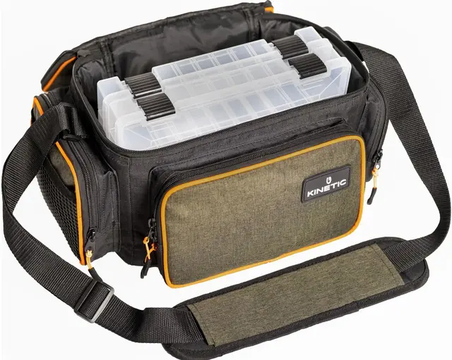 Kinetic Lure Bag Medium 2 Box System Praktisk fiskebag med 2 slukbokser 