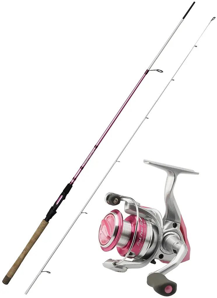Okuma Pink Pearl V2 8'2''/V2 3000 Kjøpt løst 1548,- - Fiske - Alt du  trenger til fiske