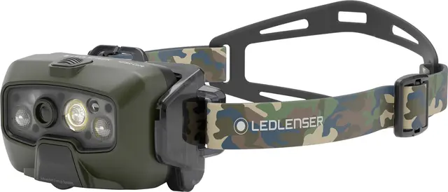 LED Lenser HF8R Core Camo Praktisk hodelykt med adaptivt lys 