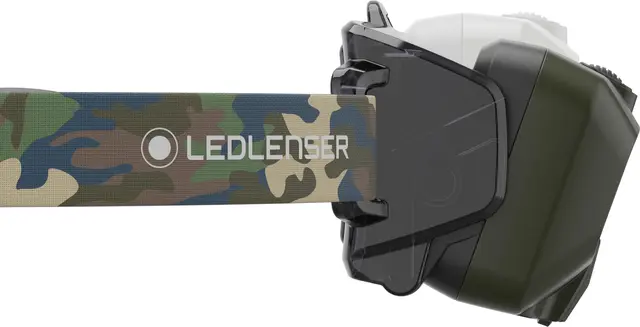 LED Lenser HF8R Core Camo Praktisk hodelykt med adaptivt lys 