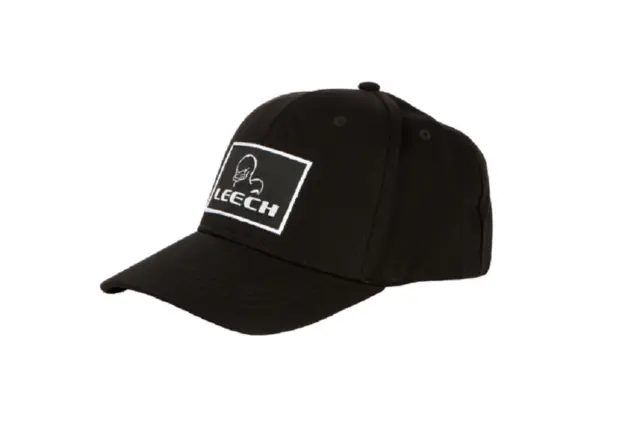 Leech Caps One Size Black Med Leech Logo 