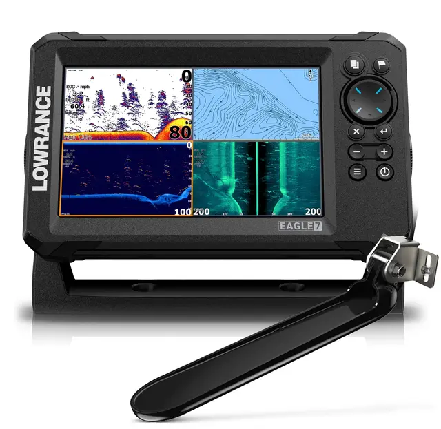 Lowrance Eagle 7" TripleShot HD Ekkolodd og kartplotter med svinger 