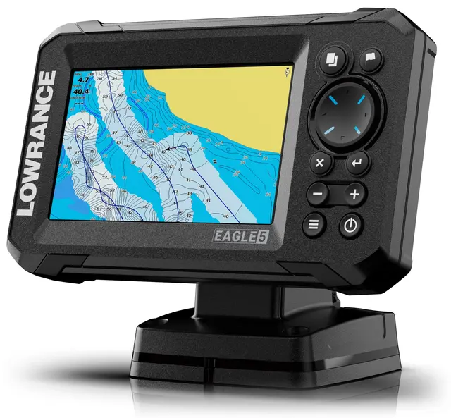 Lowrance Eagle 5" SplitShot HD Ekkolodd og kartplotter med svinger 