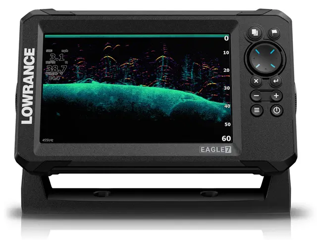 Lowrance Eagle 7" 83/200 HDI Ekkolodd og kartplotter med svinger 