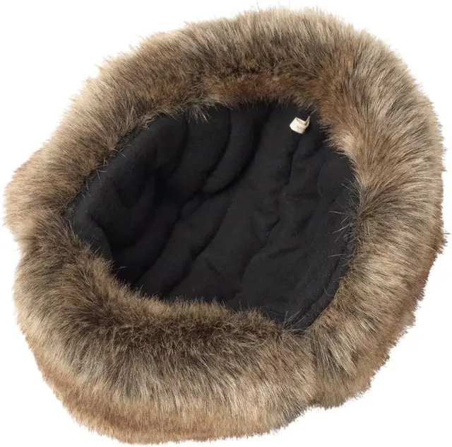 MJM Trapper Rex 32 Faux Fur Rust L Rust Check 