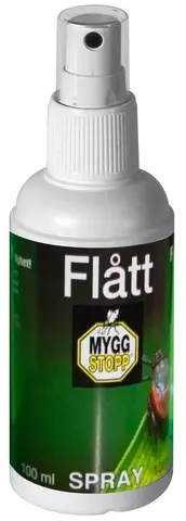 Myggstopp Fl&#229;ttspray 100ml Langtidsvirkende mot fl&#229;tt