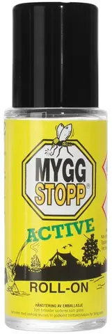 Myggstopp roll-on Active 60 ml Mot knott, mygg og andre insekter