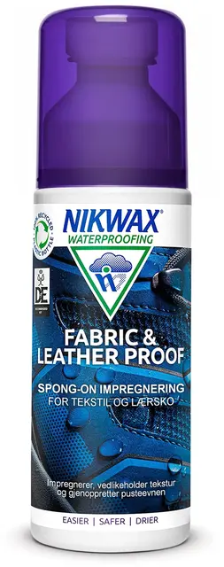 Nikwax Fabric & Leather 125 ml Effektiv impregnering for lærskotøy 