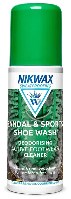 Nikwax Sandal & Sport Shoe Wash 125ml Pleie for glatt og vokset lær. 